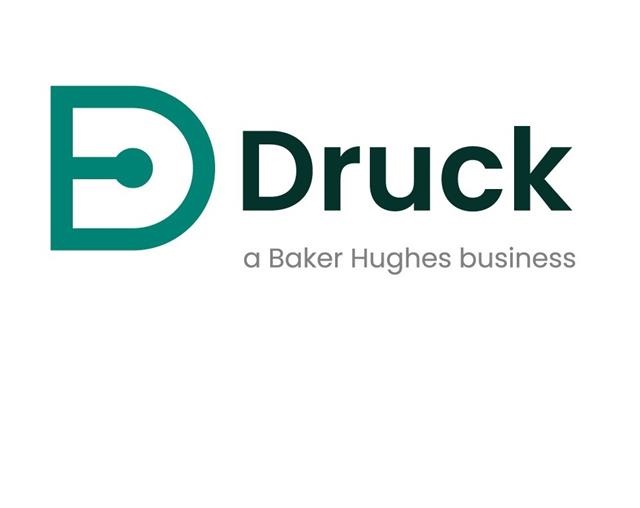 لوگوی کنونی (Druck) با رنگ جدید به عنوان برند زیرمجموعه بیکر هیوز
